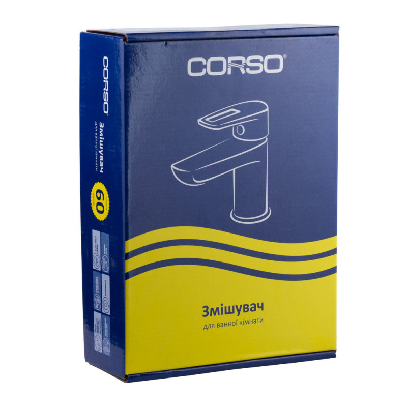 Corso Смеситель SERIO Ø35 для раковины литой на шпильке (DC-2A146C) (9626000)