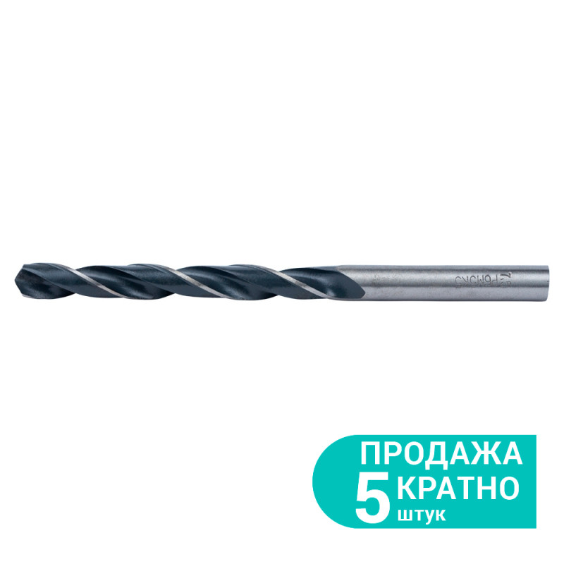 SIGMA Сверло по металлу hss воронено-полированное 7.5мм Р6М5К5 (1020751) (5 шт)