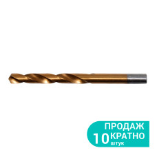 SIGMA Сверло по металлу с титановым покрытием HSS-TiN Ø3.1мм (1040311) (10 шт)