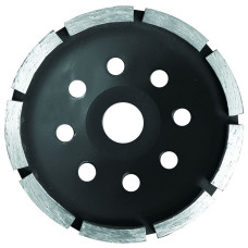 SIGMA Круг алмазный сегментный шлифовальный (чашечный, 1 ряд) Ø180×5.0×22.2мм, 8500об/мин (1912051)