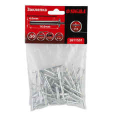 SIGMA Заклепки алюминиевые Premium 4.0×16мм 50шт (2611551)