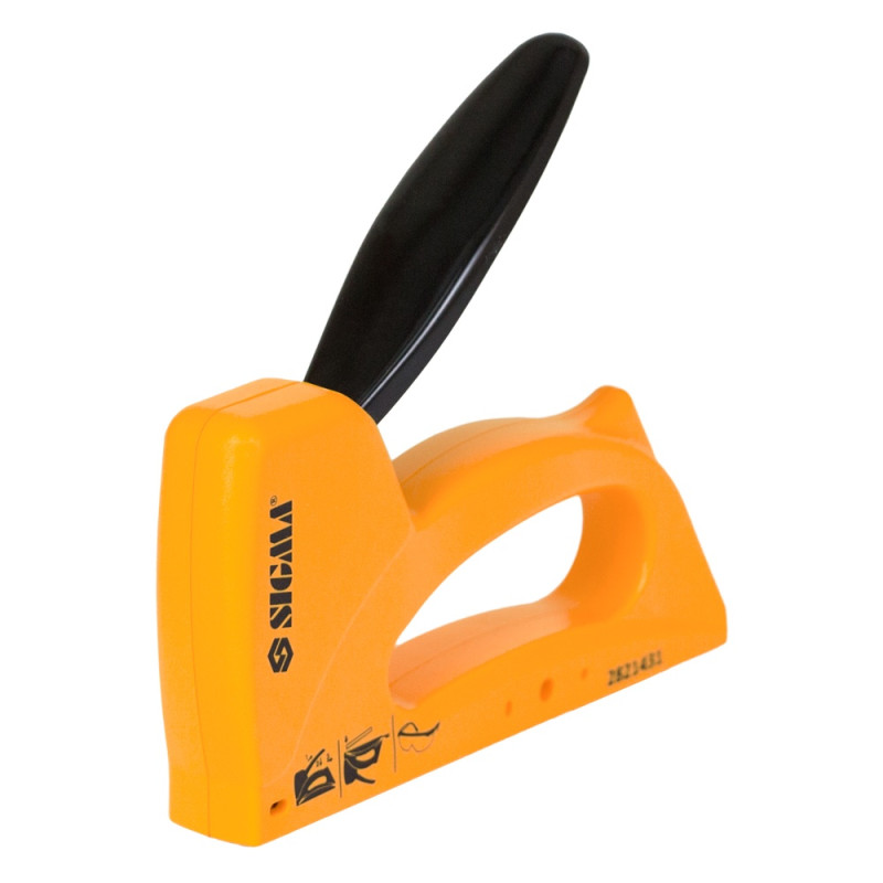 SIGMA Степлер без регулятора рессорного типа (пластик АВС) 6-10мм (2821431)