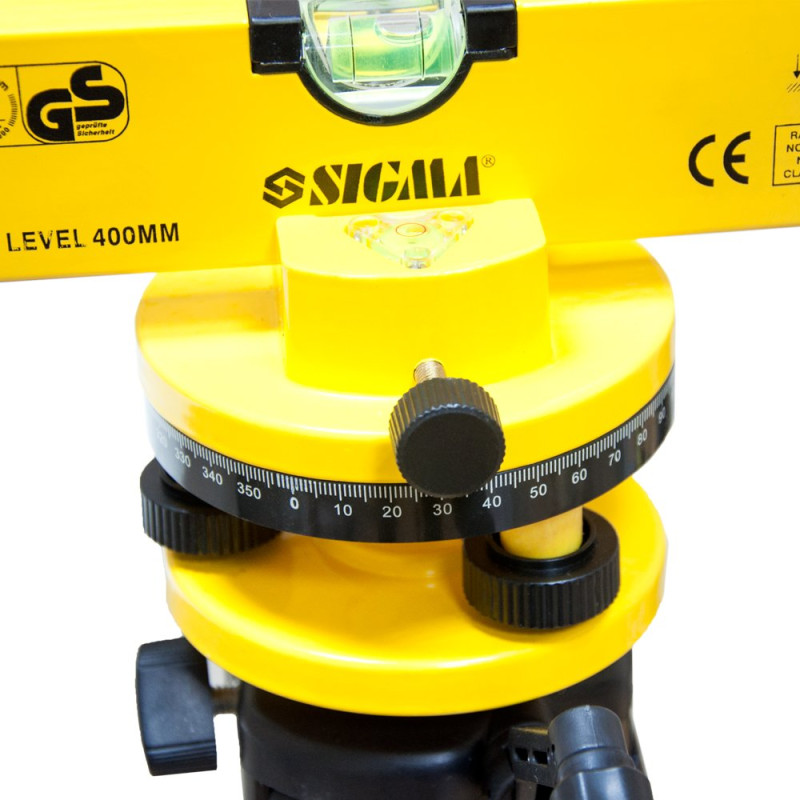 SIGMA Уровень лазерный 40см (кейс + тренога) (3727021)