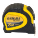 SIGMA Рулетка магнитная обрезиненная с автостопом 8м×25мм (3824081)
