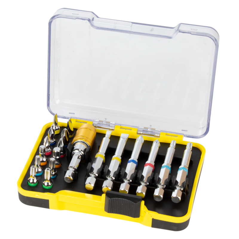 SIGMA Набор бит + адаптер 19шт S2 Chrome (кейс) (4013801)