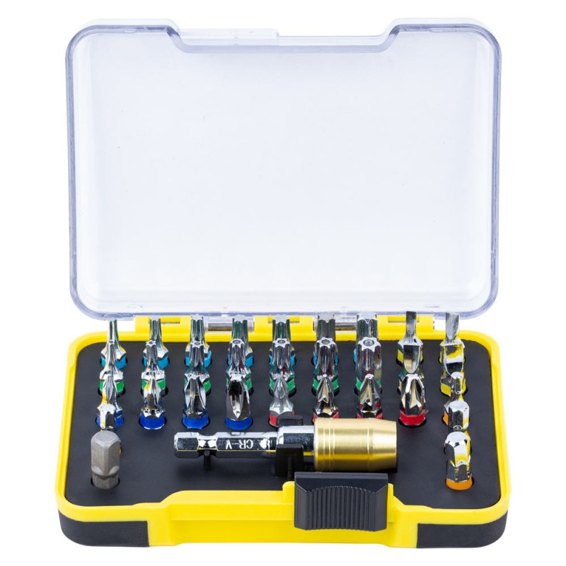 SIGMA Набор бит + адаптер 32шт S2 Chrome (кейс) (4013811)