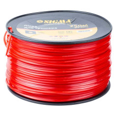 SIGMA Леска для триммера усиленный квадрат Ø2.4мм 250м катушка (5615291)