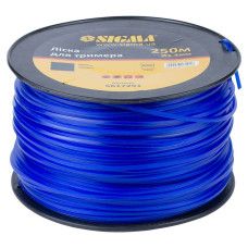 SIGMA Леска для триммера квадрат Ø2.4мм 250м катушка (5617291)