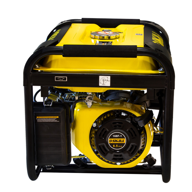 SIGMA Генератор бензиновый 2.5/2.8кВт 4-х тактный ручной запуск Pro-S (5710521)
