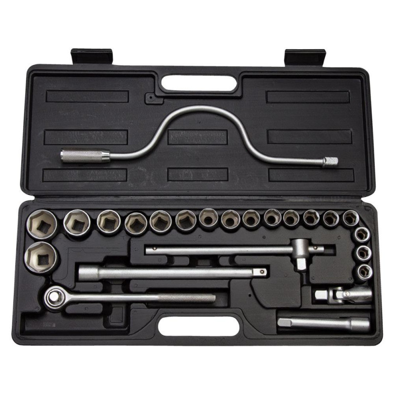 Grad Набор насадок торцевых 1/2" + аксессуары 24шт (6003075)