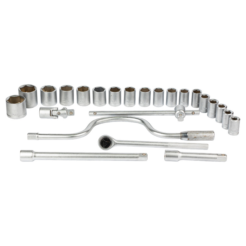 Grad Набор насадок торцевых 1/2" + аксессуары 24шт (6003075)