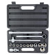 Grad Набор торцевых насадок 1/2"+ аксессуары 16шт (кейс) (6003125)