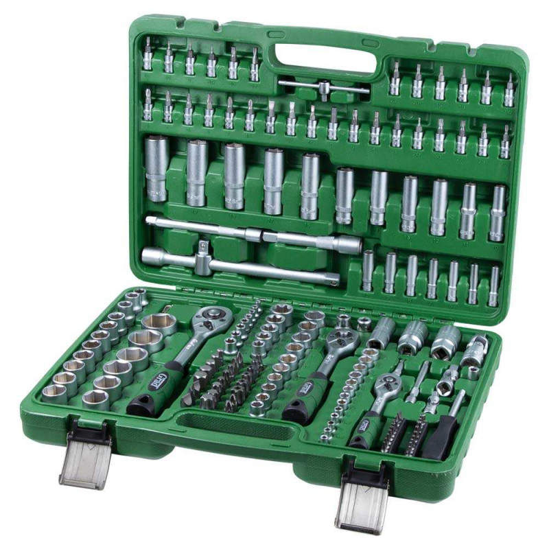 Grad Набор насадок торцевых и битый 1/4", 3/8", 1/2" 171шт (6004305)