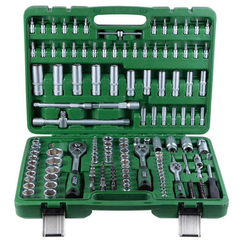 Grad Набор насадок торцевых и битый 1/4", 3/8", 1/2" 171шт (6004305)