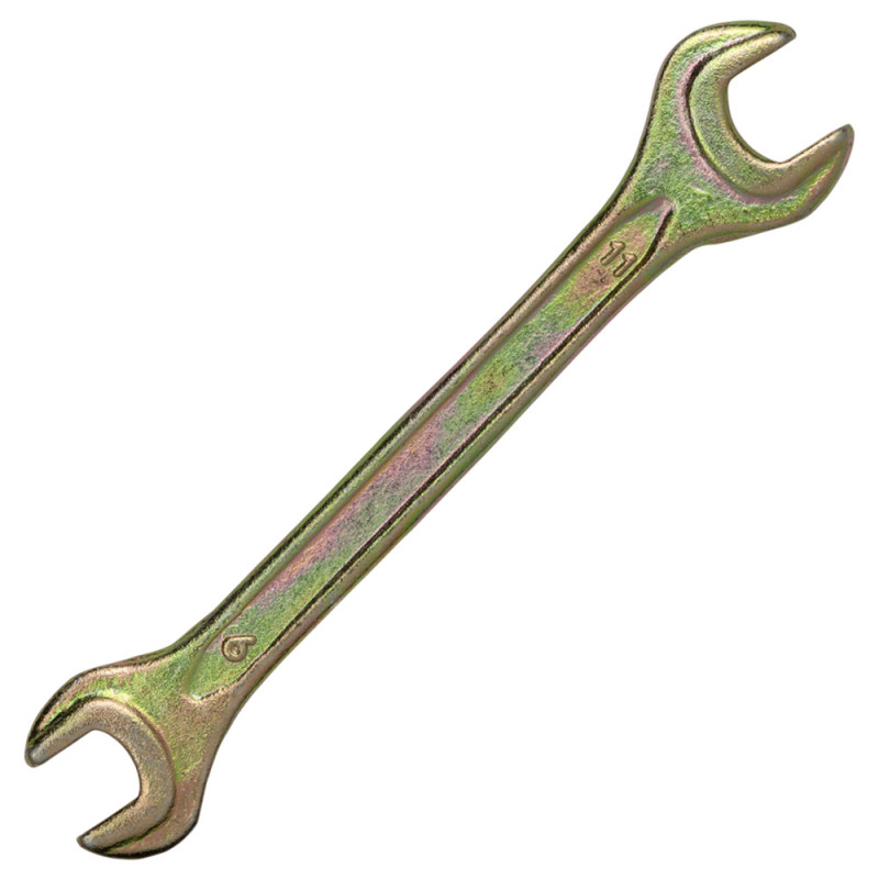 SIGMA Ключ рожковый 9×11мм желтый цинк (6025111)