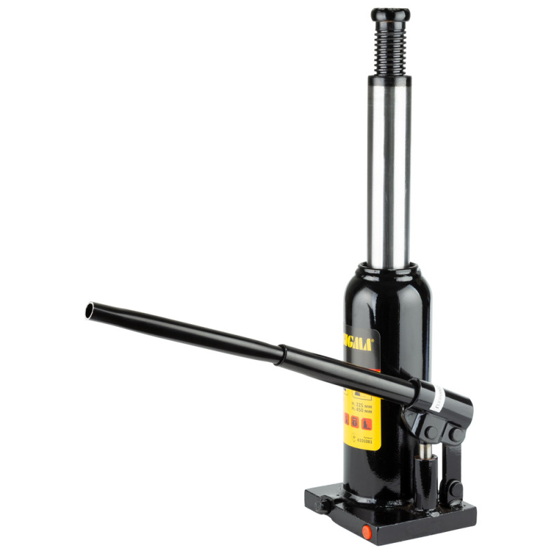 SIGMA Домкрат гидравлический бутылочный 8т H 225-450мм (6101081)
