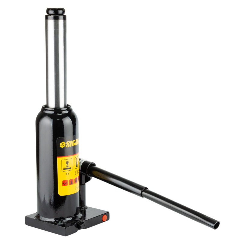 SIGMA Домкрат гидравлический бутылочный 8т H 225-450мм (6101081)