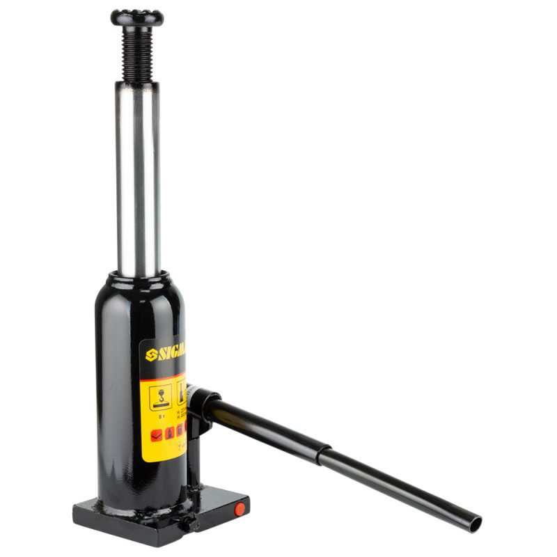 SIGMA Домкрат гидравлический бутылочный 8т H 225-450мм (6101081)