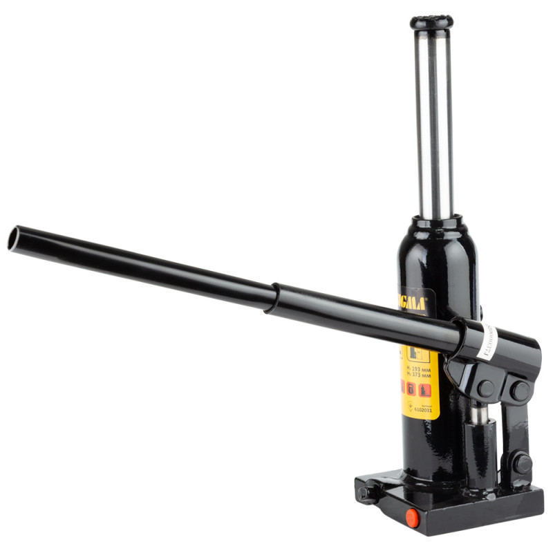 SIGMA Домкрат гидравлический бутылочный 3т H 193-373мм (кейс) (6102031)