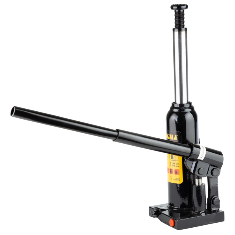 SIGMA Домкрат гидравлический бутылочный 3т H 193-373мм (кейс) (6102031)