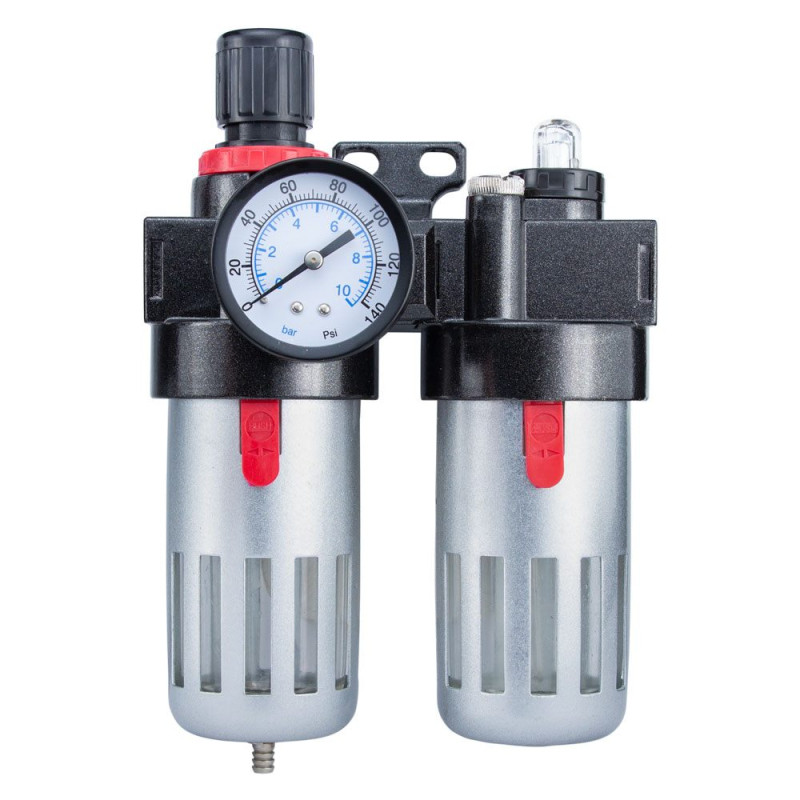 SIGMA Блок подготовки воздуха (фильтр, редуктор, манометр, маслообогатитель) (7034021)