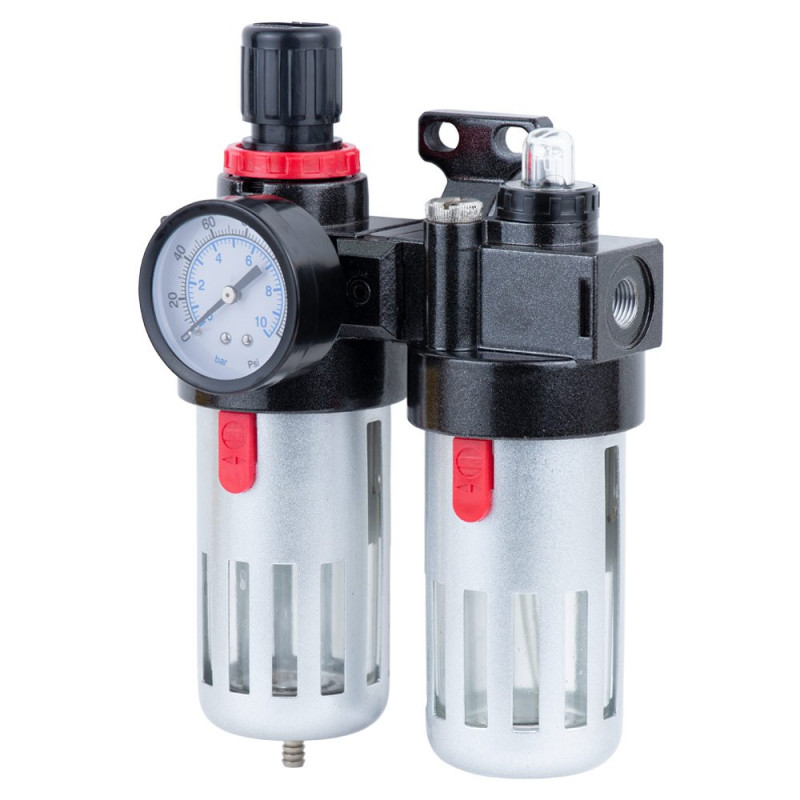 SIGMA Блок подготовки воздуха (фильтр, редуктор, манометр, маслообогатитель) (7034021)