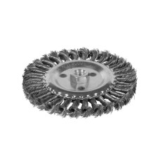SIGMA Щетка проволочная дисковидная Ø175мм М14×2мм (стальная витая) (9021171)