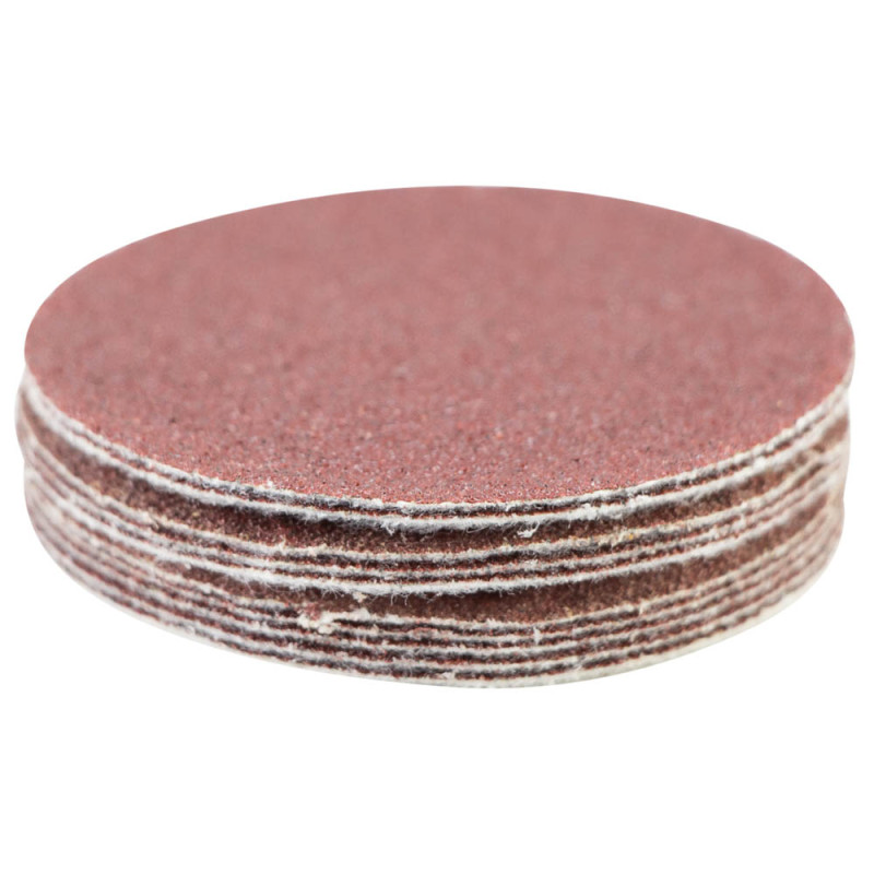 SIGMA Шлифовальный круг без отверстий Ø50мм P100 (10шт) (9120461)