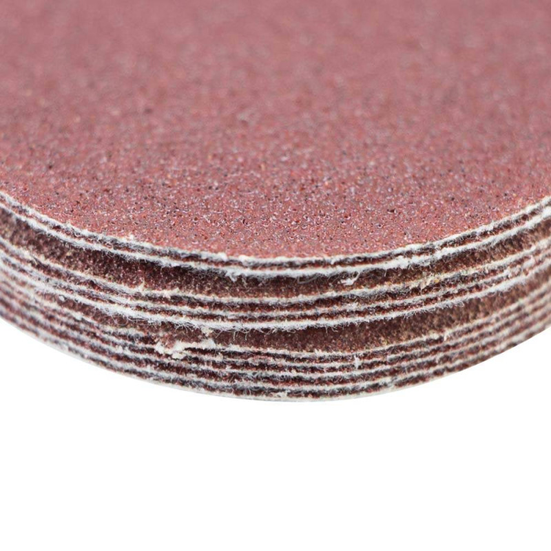 SIGMA Шлифовальный круг без отверстий Ø50мм P100 (10шт) (9120461)