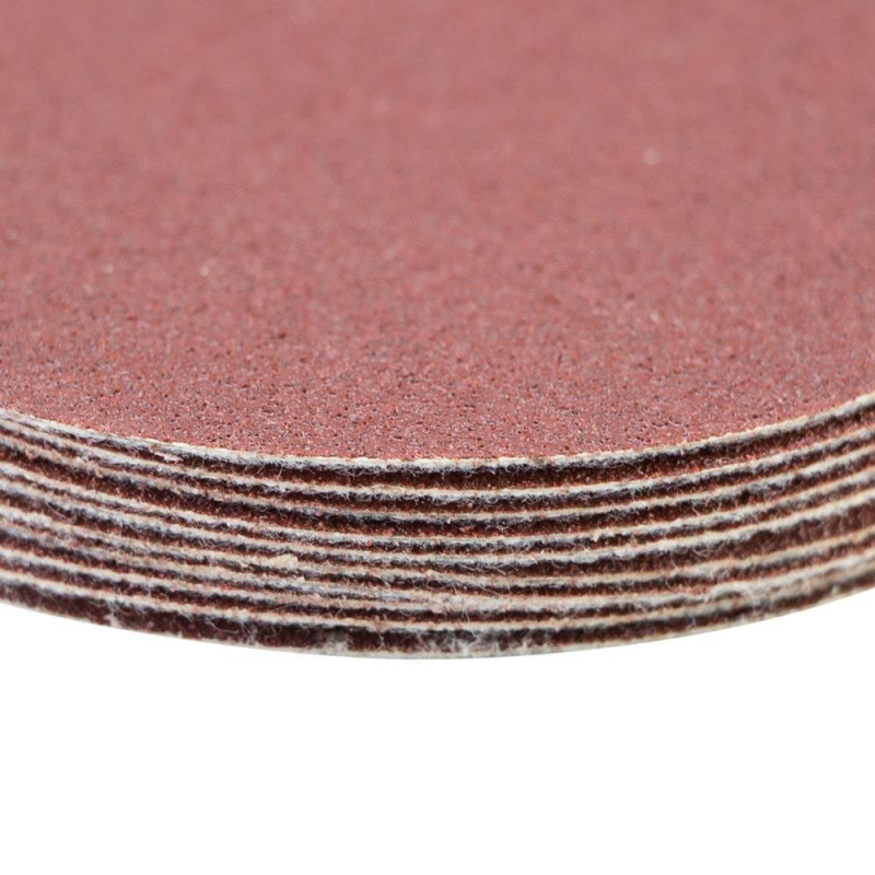 SIGMA Шлифовальный круг без отверстий Ø75мм P120 (10шт) (9120671)