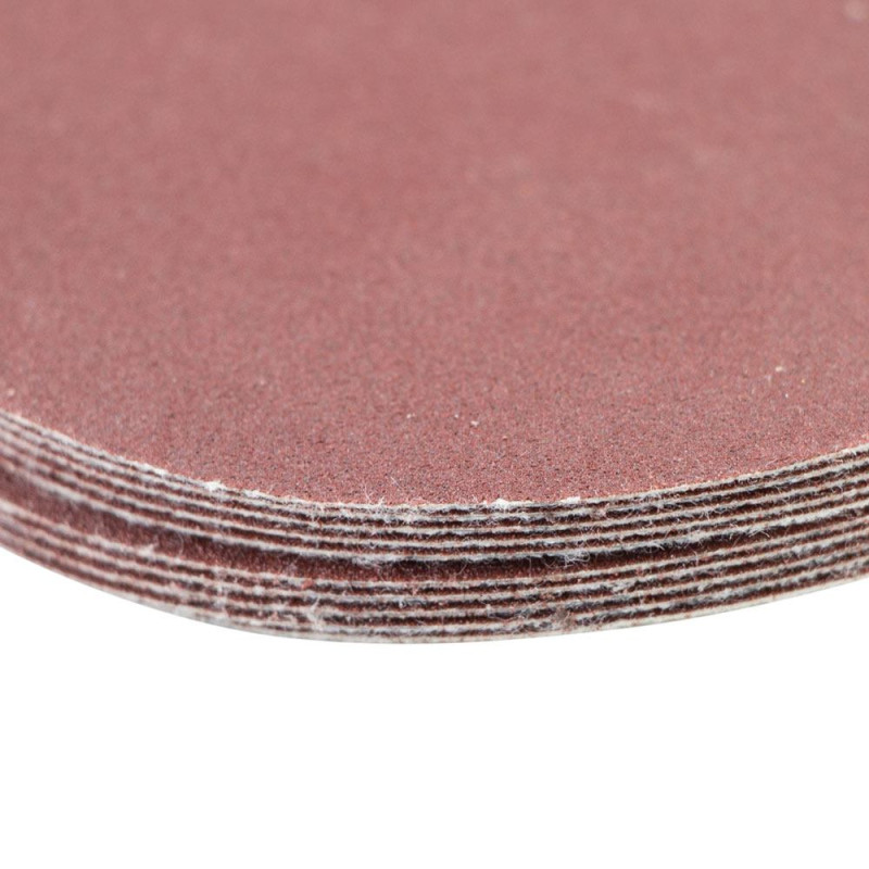 SIGMA Шлифовальный круг без отверстий Ø75мм P180 (10шт) (9120691)