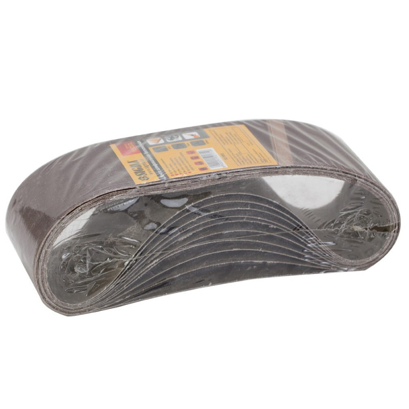 SIGMA Лента шлифовальная бесконечная 75×533мм P220 (10шт) (9152171)