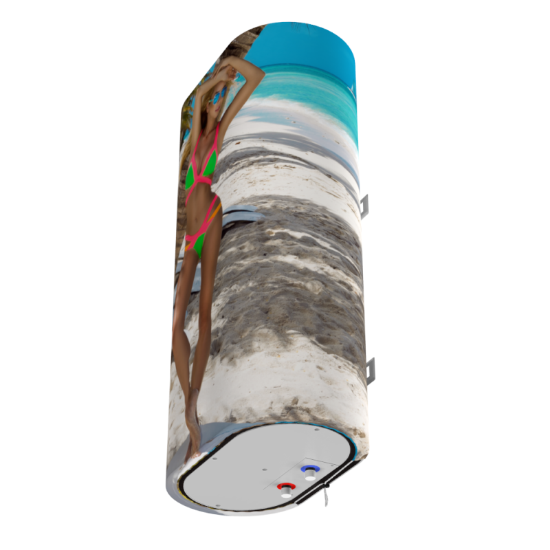 WILLER Декоративный чехол для бойлера EV50DR Grand (Девушка на пляже/927х902мм/37) (CC902-Beach-girl)