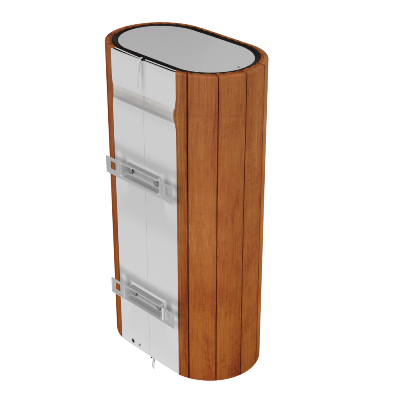 WILLER Декоративный чехол для бойлера EV50DR Grand (Деревянные рельсы; 927*902мм; №38) (CC902-Wooden-pln)