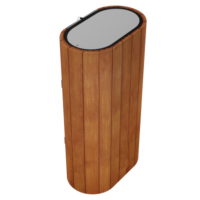 WILLER Декоративный чехол для бойлера EV50DR Grand (Деревянные рельсы; 927*902мм; №38) (CC902-Wooden-pln)