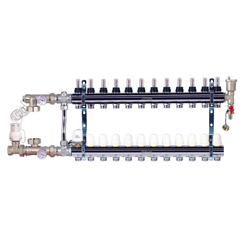 Комплект для подключения системы теплый пол FADO 12 выходов (SEN12)
