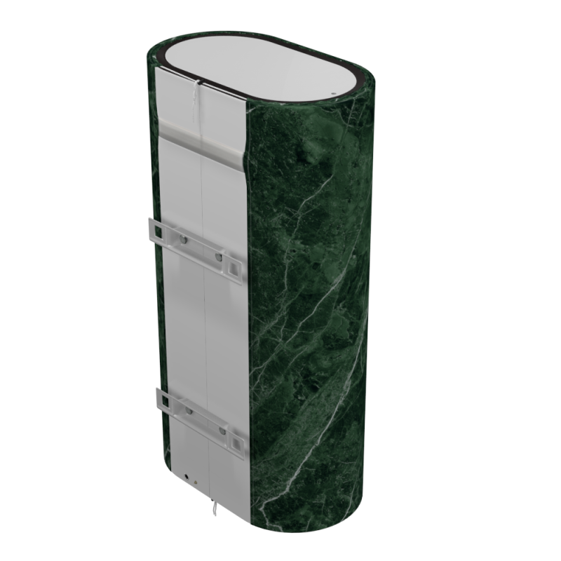 WILLER Декоративный чехол для бойлера EV50DR Grand (Черный мрамор/927х902мм/35) (CC902-Black-marble)