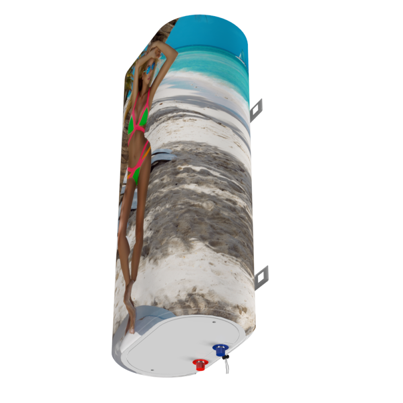 WILLER Декоративный чехол для бойлера IV50DR-Brig (Девушка на пляже/880х860мм/5) (CC860-Beach-girl)