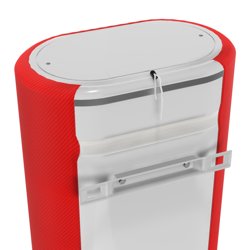 WILLER Декоративный чехол для бойлера IV80DR-Brig (Диагональ красная/980х985мм/70-2) (CC985-Red-Diagonal)