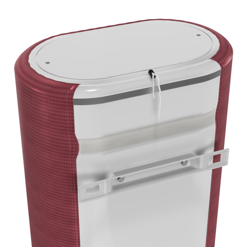 WILLER Декоративный чехол для бойлера IV80DR-Brig (Жаккард бордовый/980х985мм/71-2) (CC985-Burgundy-Jacd)