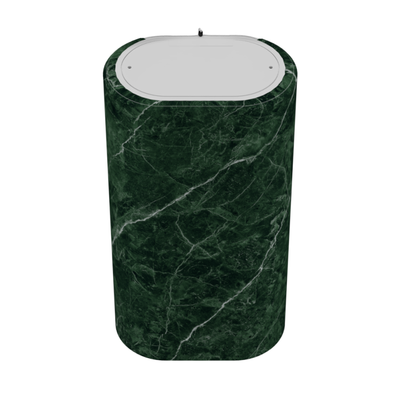 WILLER Декоративный чехол для бойлера IV80DR-Brig (Черный мрамор/980х985мм/11) (CC985-Black-marble)