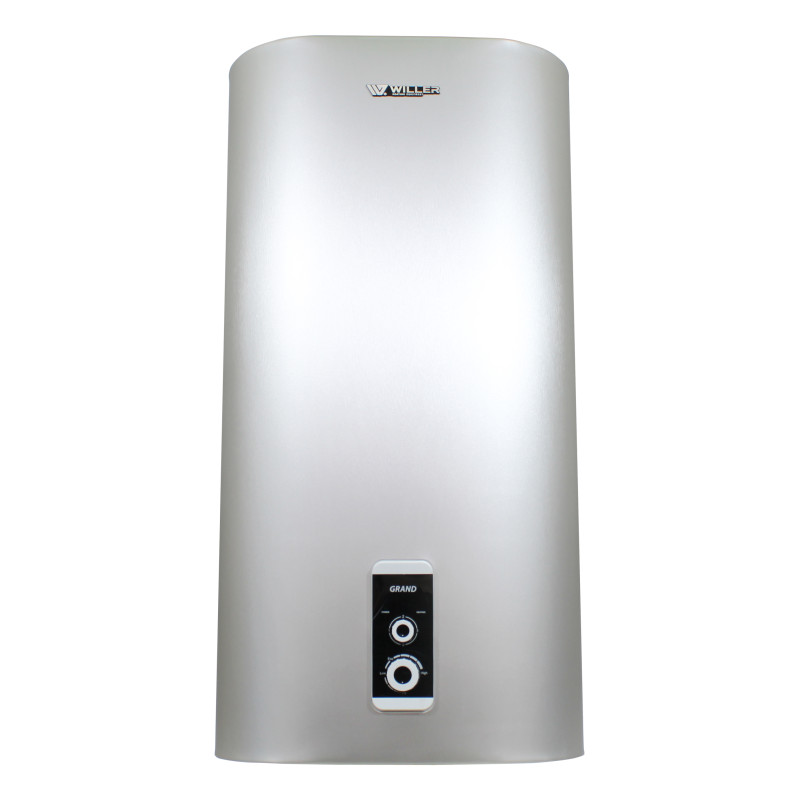WILLER Водонагреватель (бойлер) электрический 80 л. EV80DR Grand вертикальный (цвет светлый алюминий)