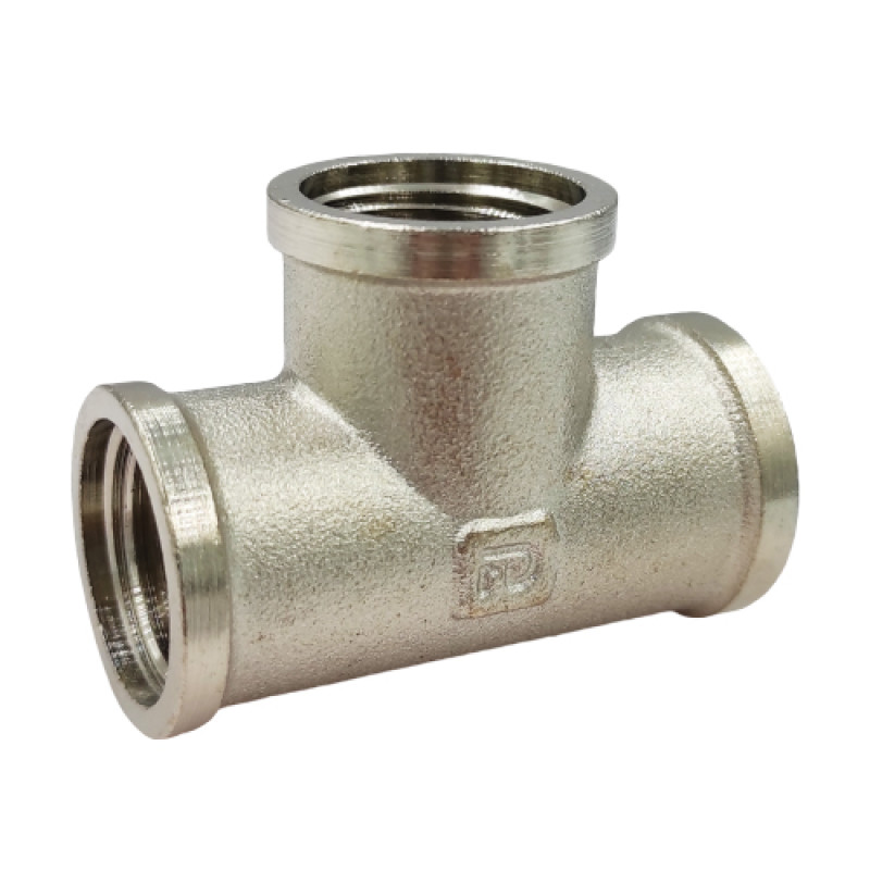 FADO Тройник 1 1/4'" ВВВ никель (T07)