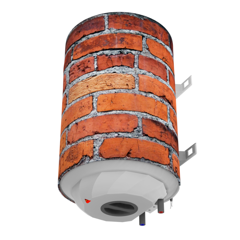 PEONIY Декоративный чехол для бойлера Verona P-EV-50R (Кирпич/975х630мм/48) (CC630-Bricks)