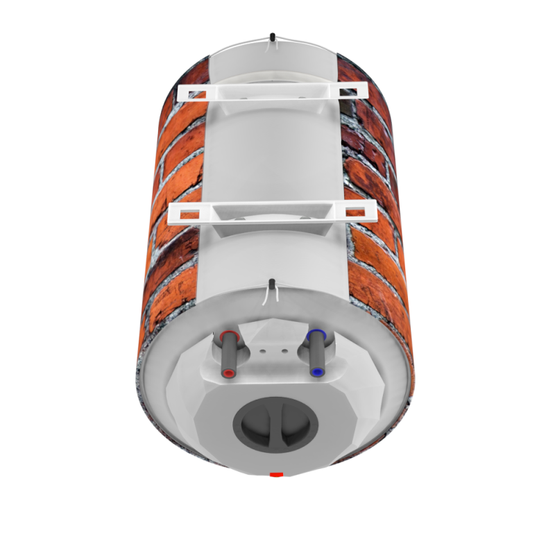 PEONIY Декоративный чехол для бойлера Verona P-EV-80R (Кирпич/1180х650мм/56) (CC650-Bricks)