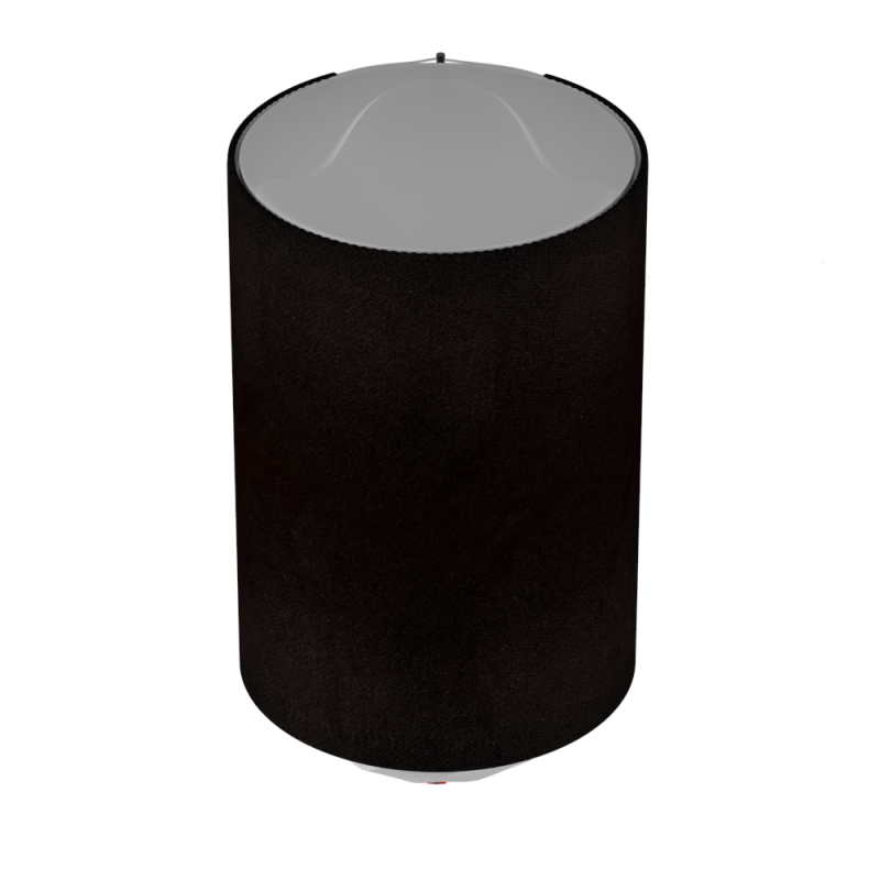 PEONIY Декоративный чехол для бойлера Verona P-EV-80R (Креп-сатин черный/1180х650мм/66-7) (CC650-Black-Krpst)