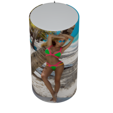 WILLER Декоративный чехол для бойлера EV50DR Optima (Девушка на пляже/1055х560мм/21) (CC560-Beach-girl)