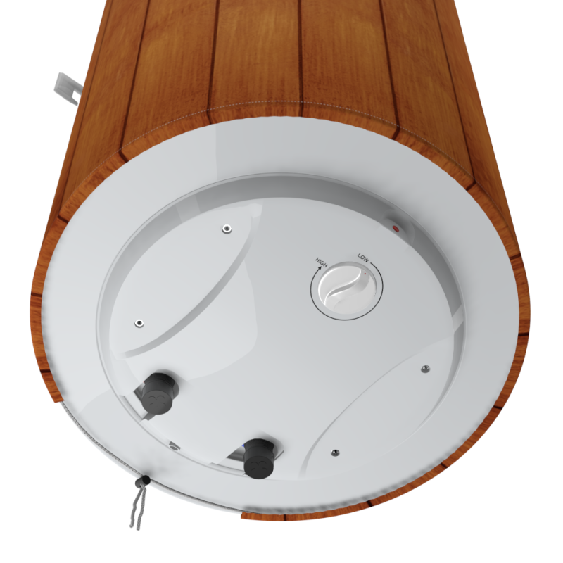 WILLER Декоративный чехол для бойлера EV50DR Optima (Деревянные рельсы; 1055*560мм; №22) (CC560-Wooden-pln)