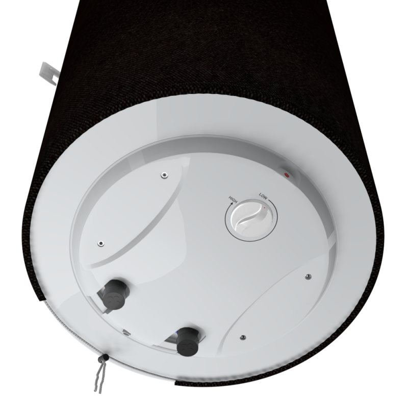 WILLER Декоративный чехол для бойлера EV50DR Optima (Креп-сатин черный/1055х560мм/66-3) (CC560-Black-Krpst)