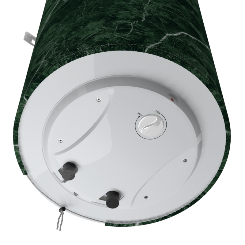 WILLER Декоративный чехол для бойлера EV50DR Optima (Черный мрамор/1055х560мм/19) (CC560-Black-marble)